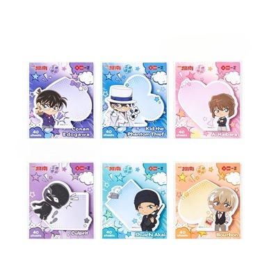 School Supplies - Detective Conan Sticky Notes Cartoon Style