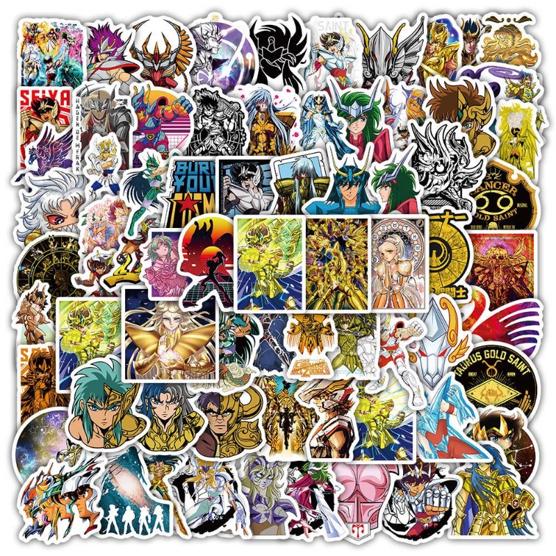 101Pcs Saint Seiya Anime Stick - Desk Accessories ulasan dan harga