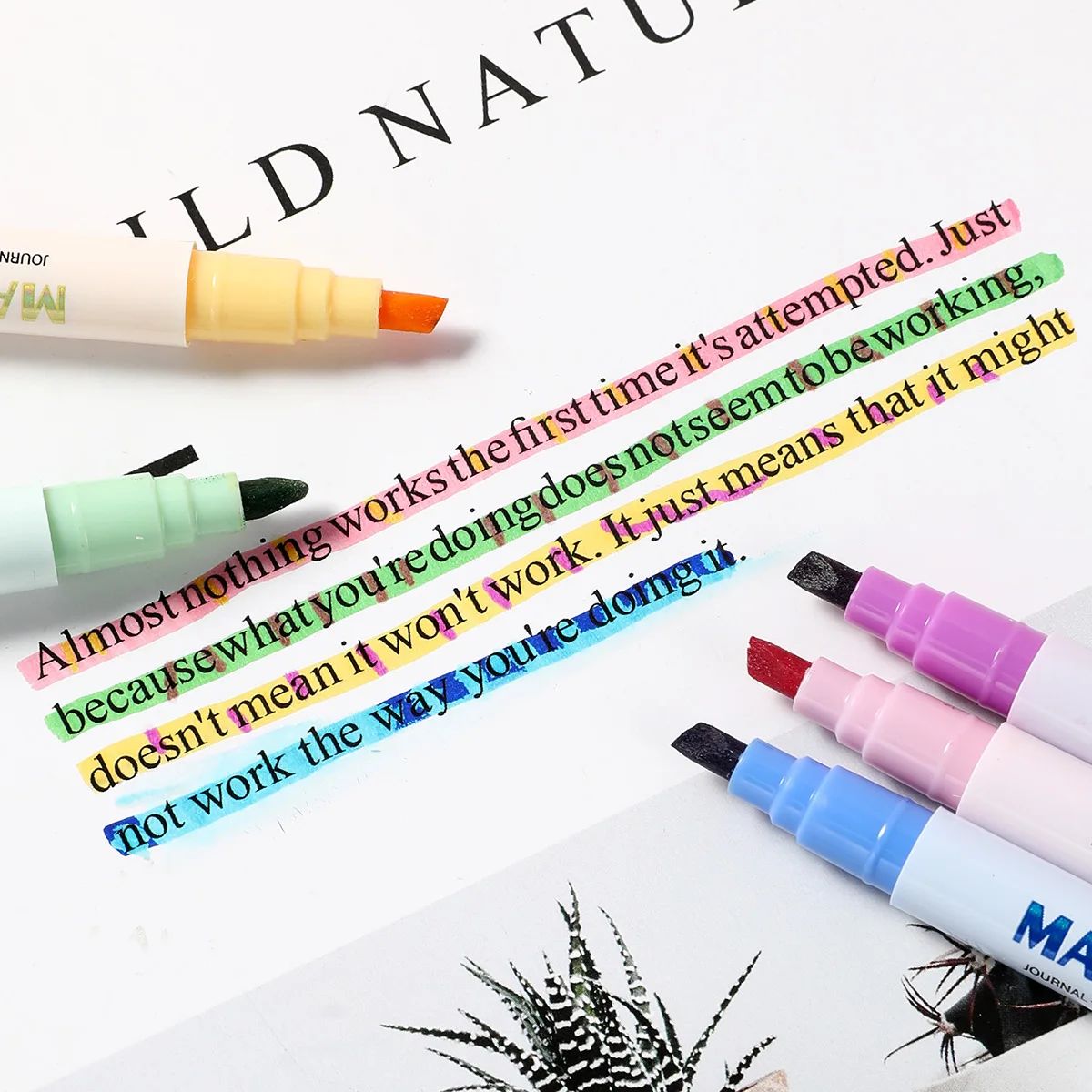 Double-ended Magic Color Chang - Pastel Highlighter Set Double Ended ulasan dan harga