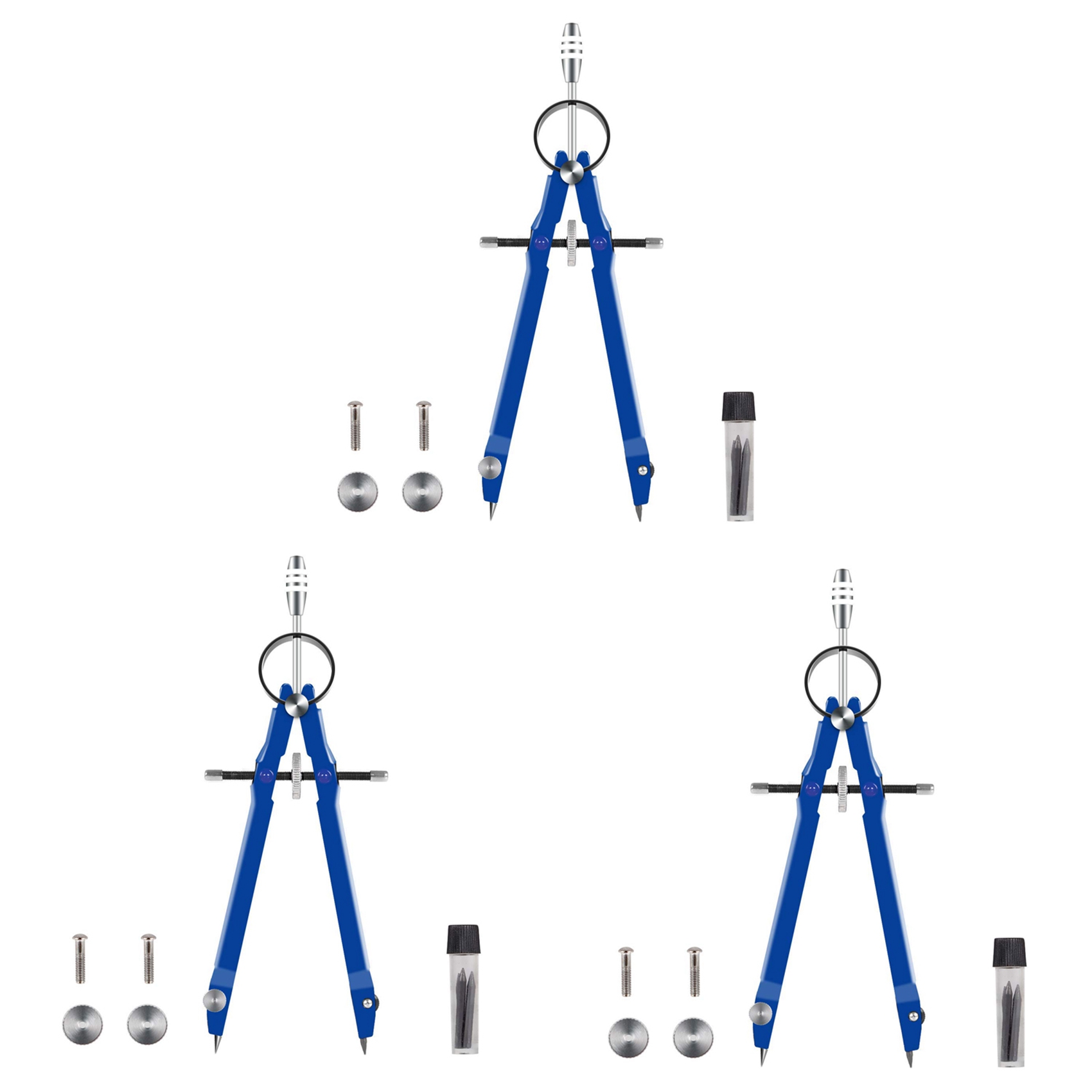 3X Professional Compass, Compa - Math Geometry Set With Compass ulasan dan harga