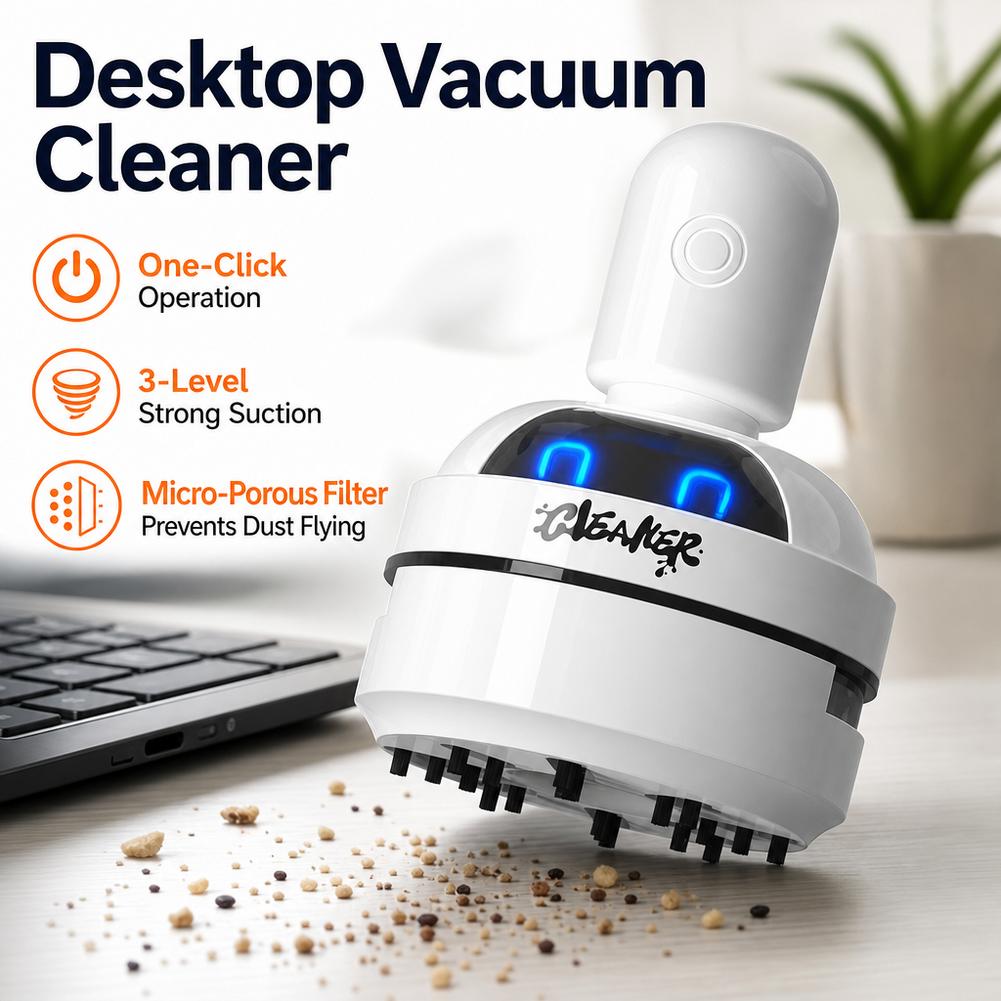 Quiet Desktop Mini Vacuum Clea - Mini Desktop Vacuum Cleaner For Eraser Dust ulasan dan harga