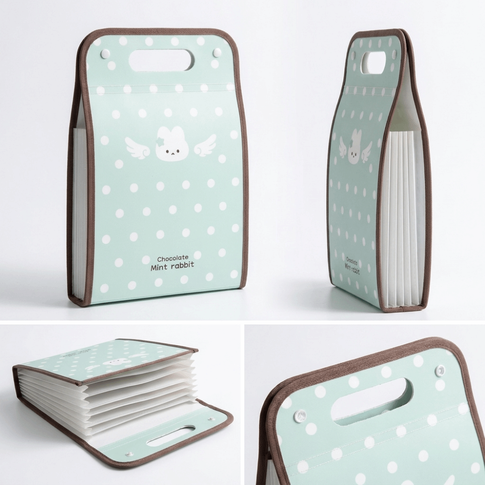 Expandable Polka Point Expandi - Expandable Accordion File Folder 13 Pockets ulasan dan harga
